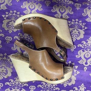 Sam Edelman Camilla open toe wedges